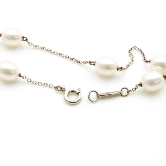 LIKE NEW!! Absolutely Stunning Elsa Peretti Pearl 7" Bracelet from - Picture 4 of 7